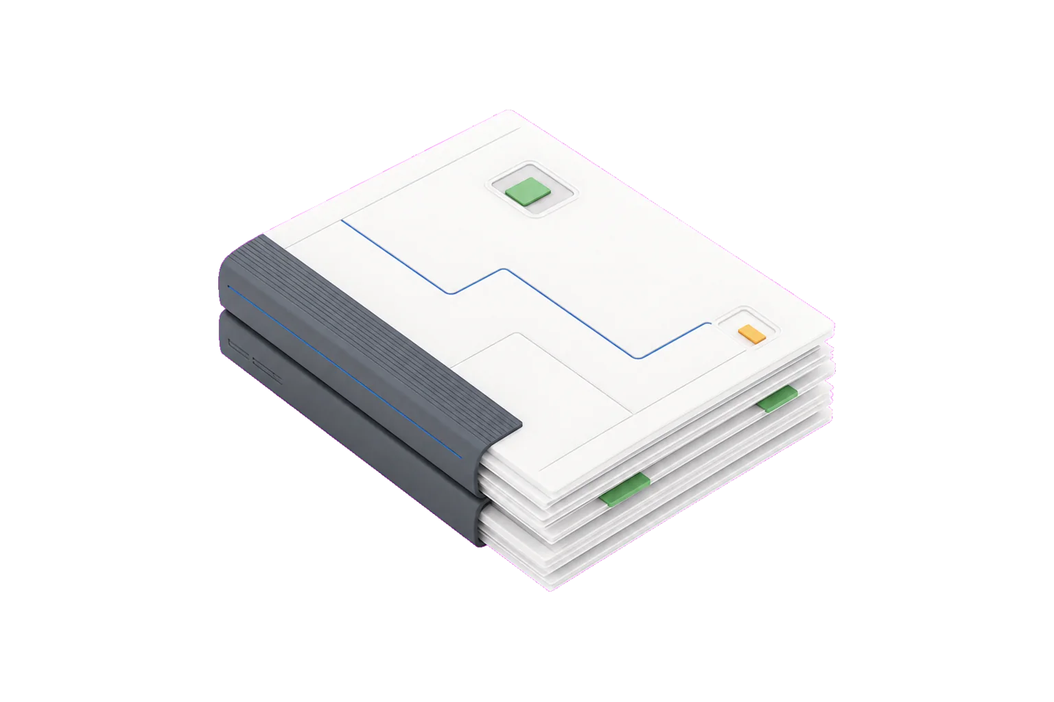 Safe MVP mode abstract workflow illustration
